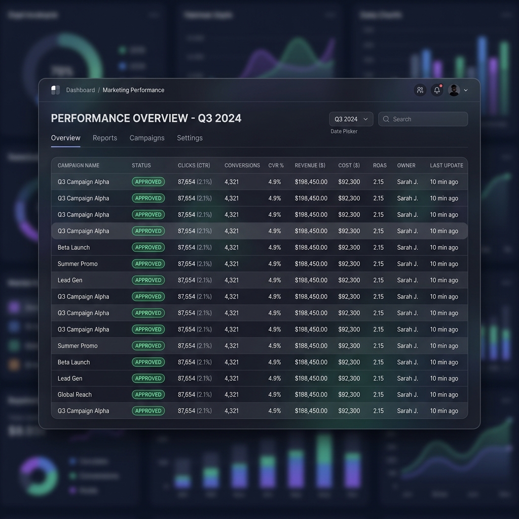 Analytics Dashboard