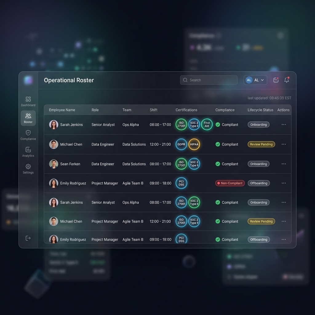 Operational Roster